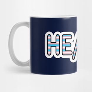 He/Him trans flag Mug